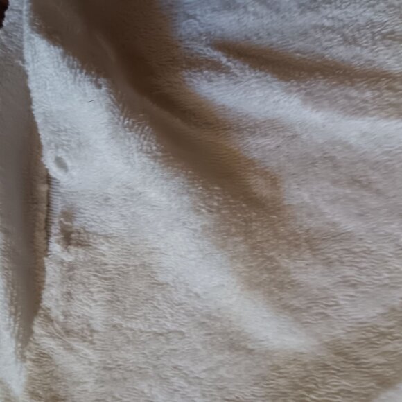 Girls 7 Vintage Terrycloth Hooded Top Striped Lace-Up Front Teamettes 1980's USA - Picture 5 of 5